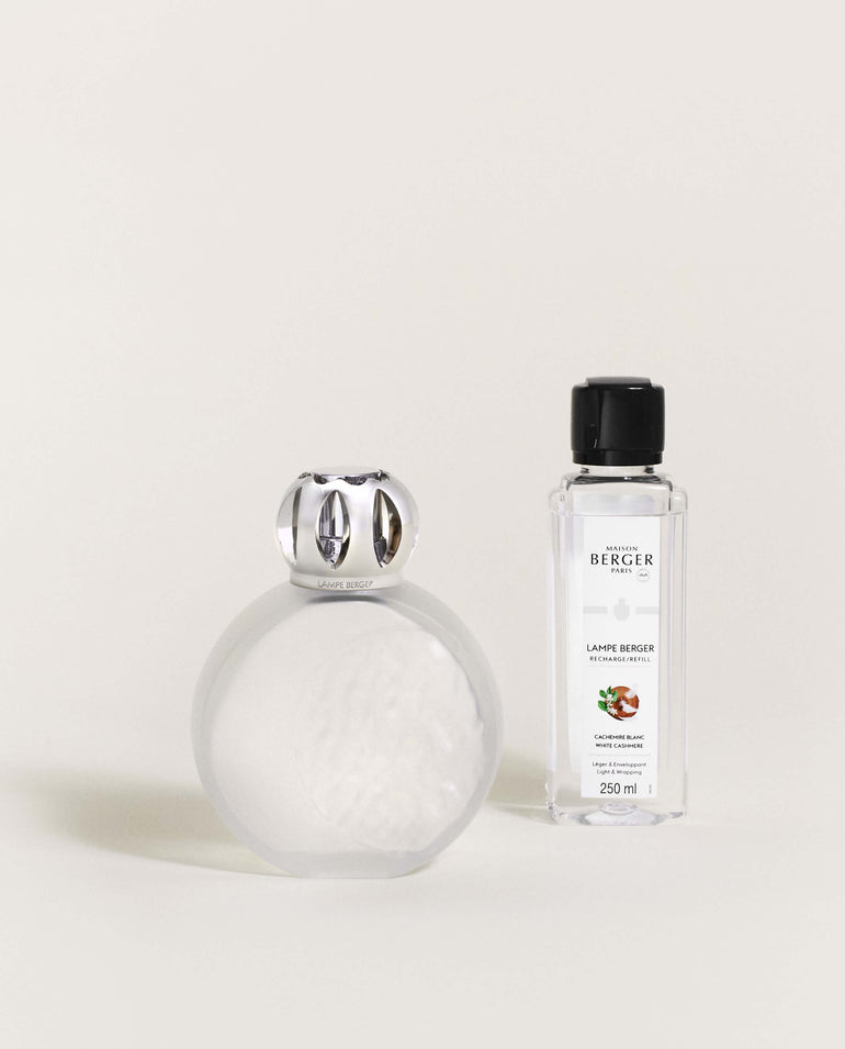Astral Frosted Fragrance Lamp Gift Set w/ White Cashmere