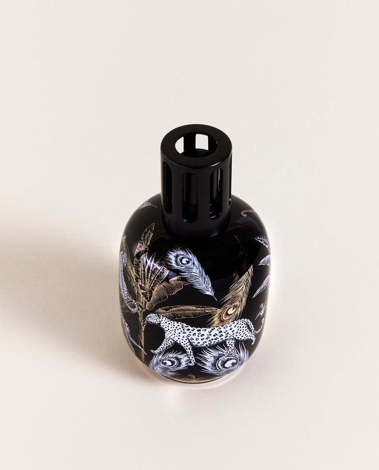 Jungle Home Fragrance Lamp—Black