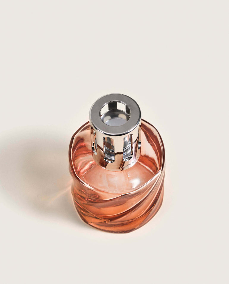 Spirale Coral Fragrance Lamp with Rhubarb Radiance