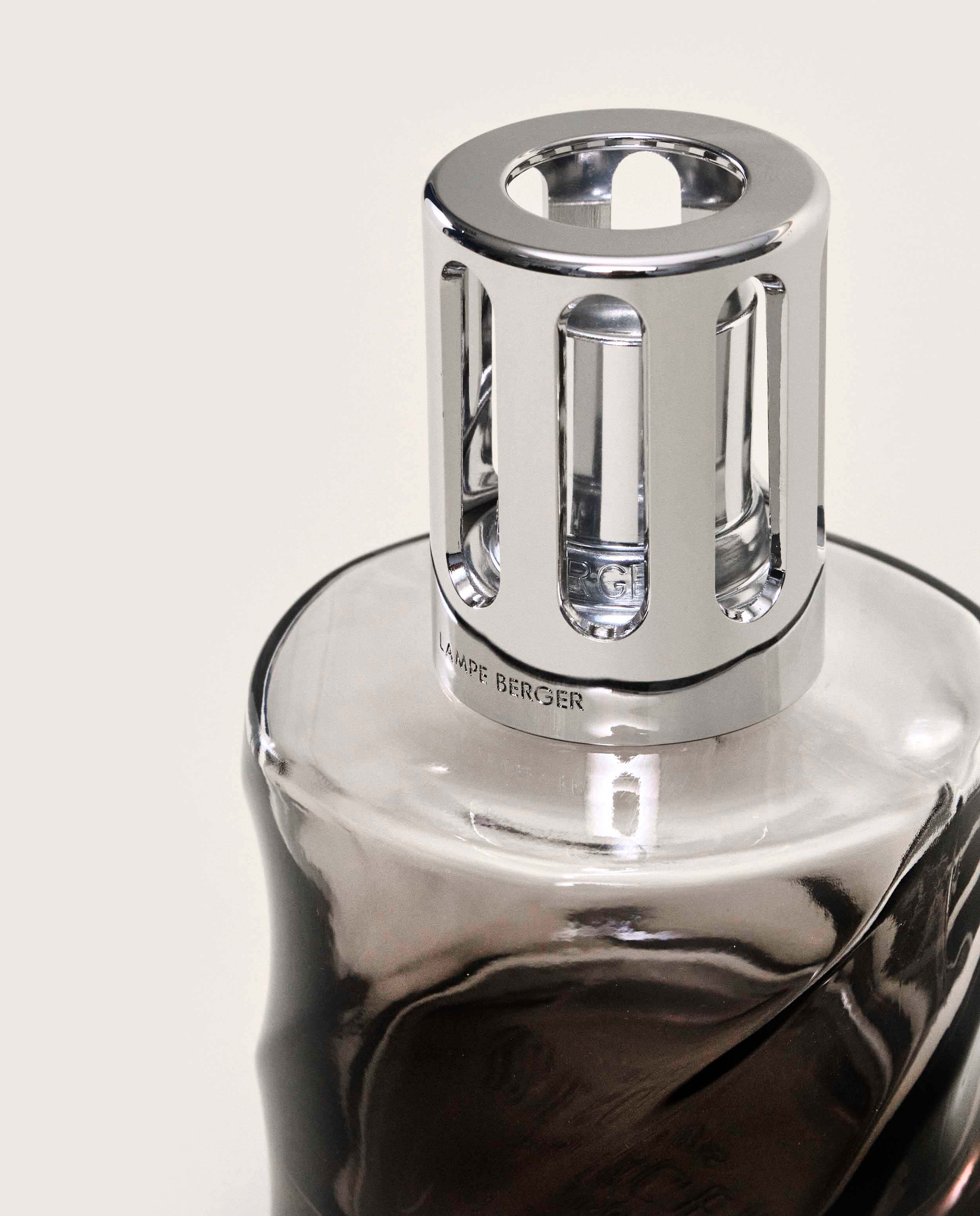 Spirale Black Fragrance Lamp with Velvet of Orient