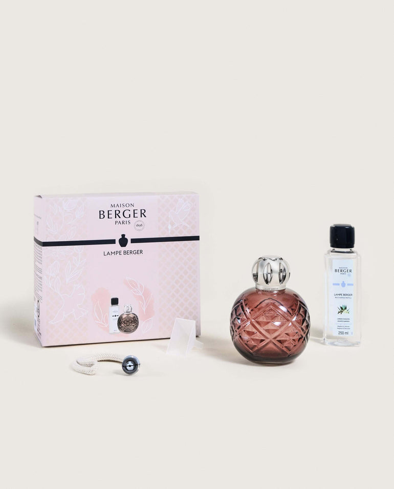 JOY Dusty Rose Lampe Gift Set with Agave Gardens by Maison Berger