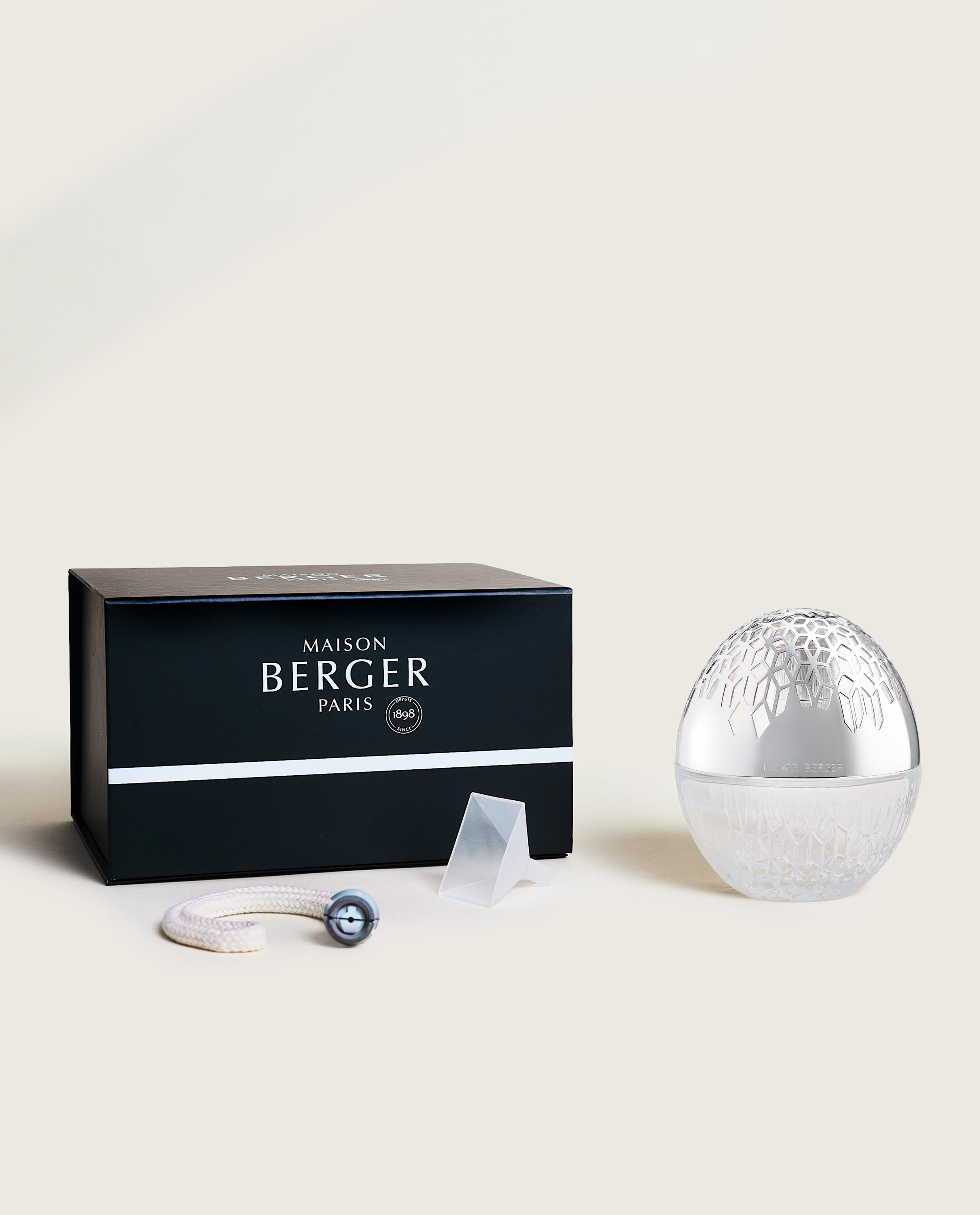 Luka Fragrance Lamp—Clear/Silver – OFFICIAL LAMPE BERGER STORE USA