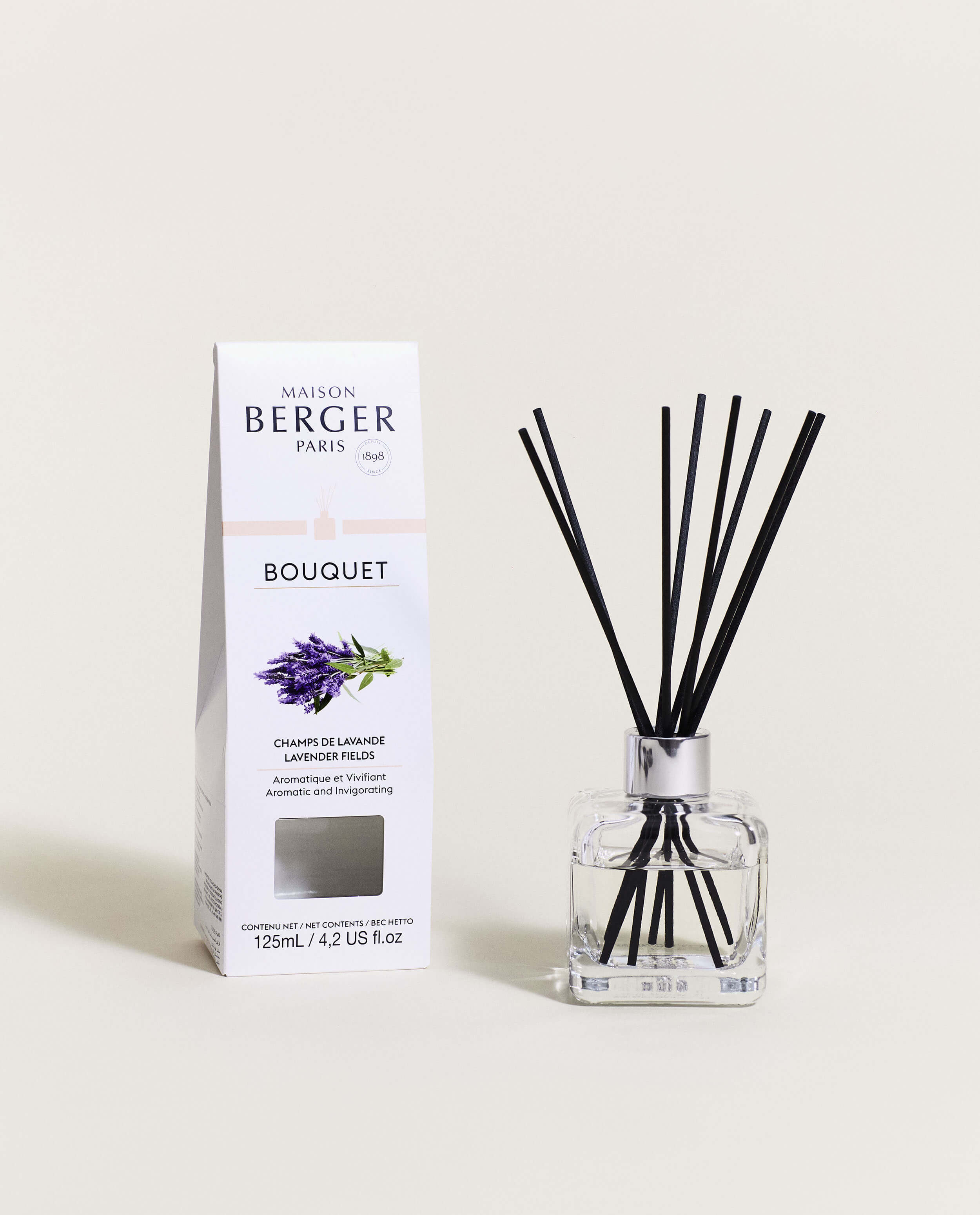 MAISON BERGER - Lampe Berger Gift Set Bingo - Clear - Home Fragrance  Diffuser - Perfuming - 10x8x6 inches - Made in France - Includes Fragrance  Ocean