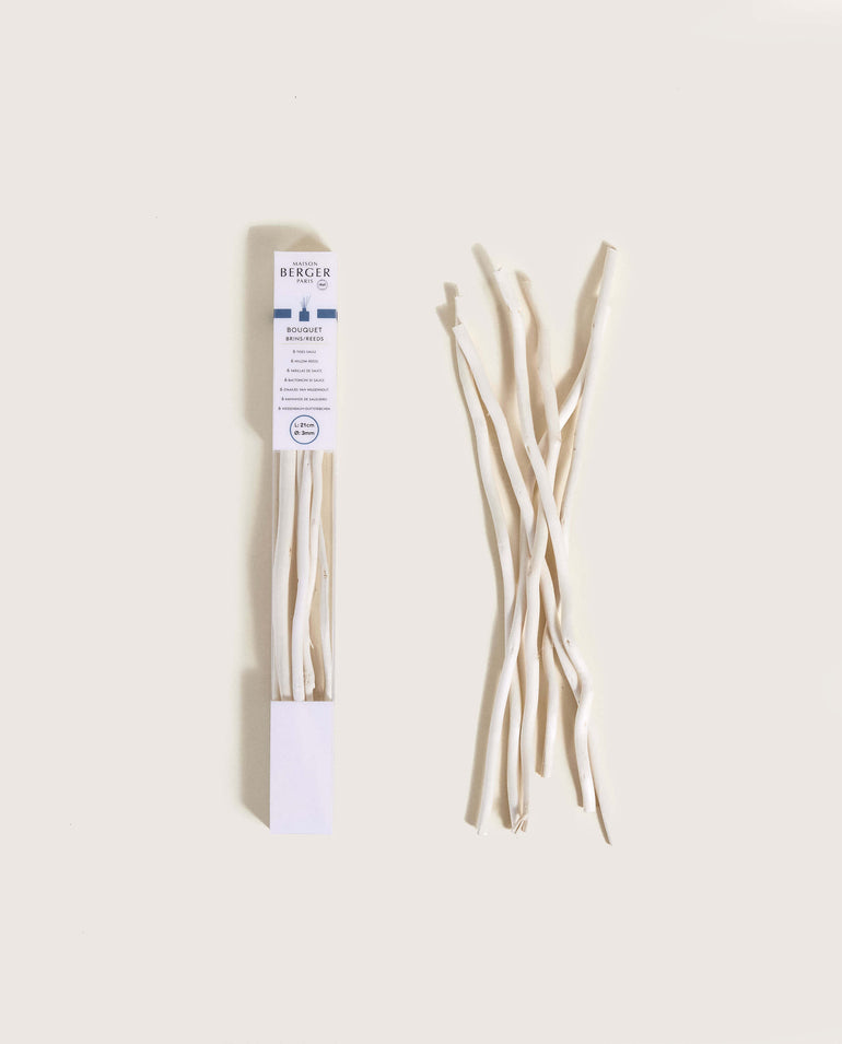 Aroma Reeds for Diffuser - Natural White Willow Sticks - 8.3 in (21 cm)
