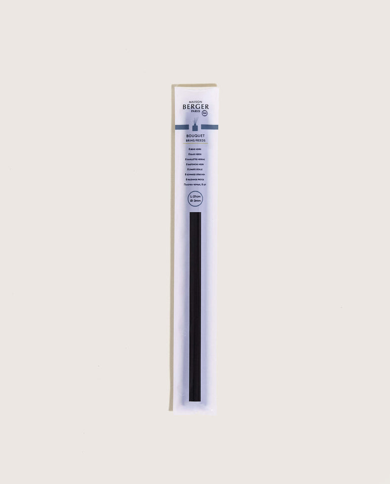 Reeds for Diffuser - Black Polymer Sticks - 8.3 in (21 cm)