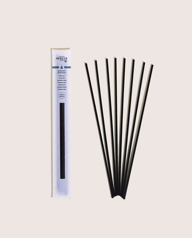 Reeds for Diffuser - Black Polymer Sticks - 9.4 in (24 cm)