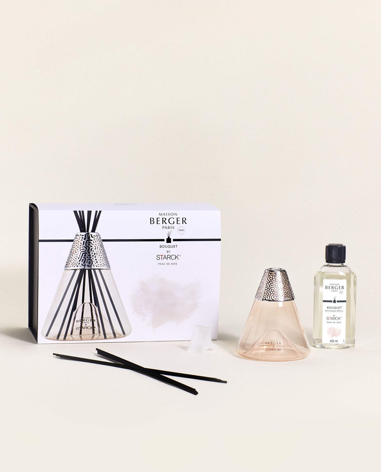 Starck Pink Reed Diffuser Gift Set with Peau de Soie