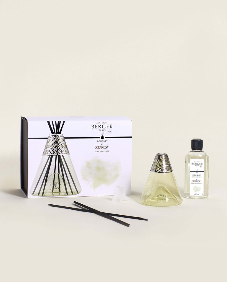 Starck Green Reed Diffuser Gift Set with Peau d’Ailleurs