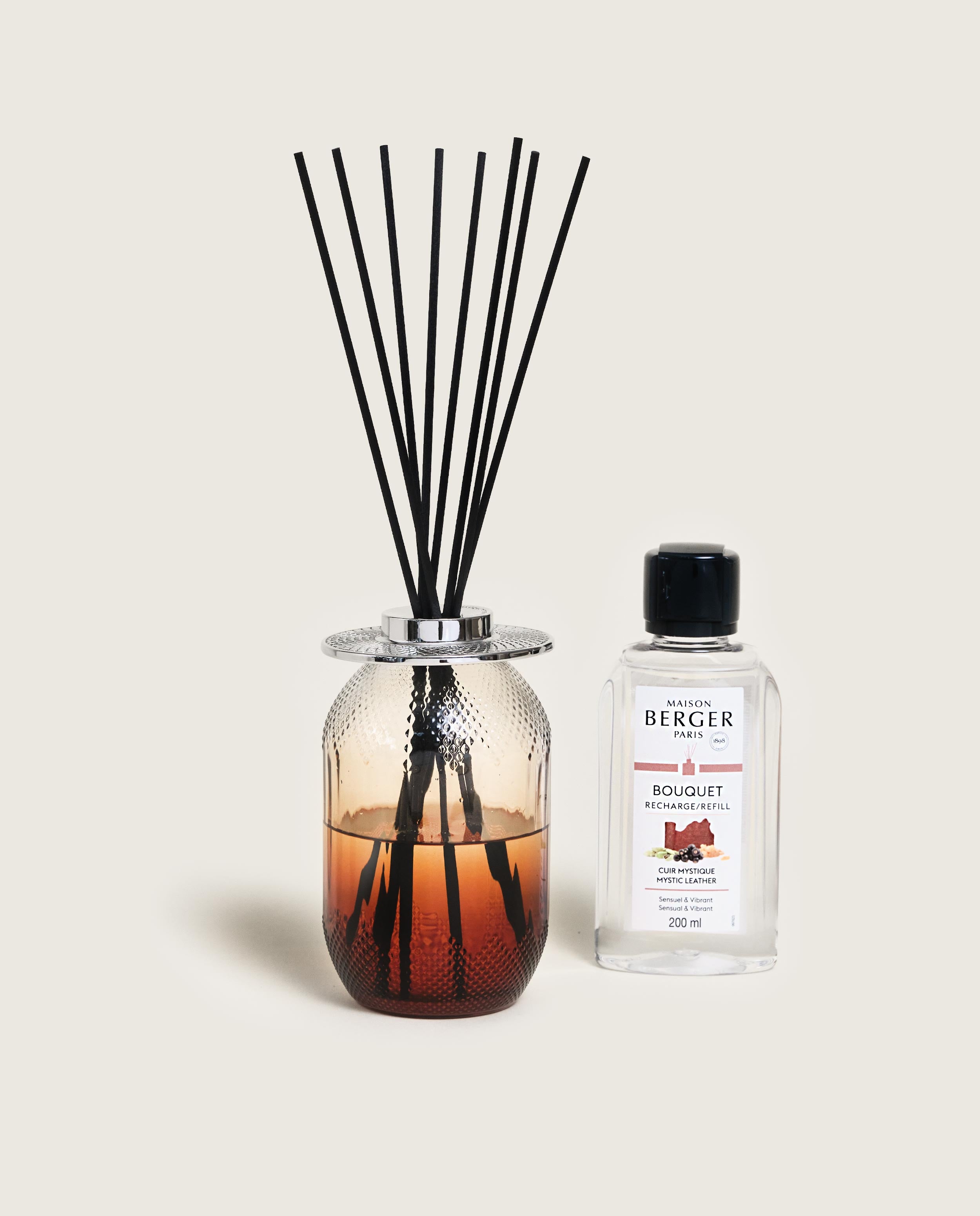 Evanescence Reed Diffuser Gift Set + Mystic Leather—Grey – OFFICIAL LAMPE  BERGER STORE USA - MAISON BERGER USA