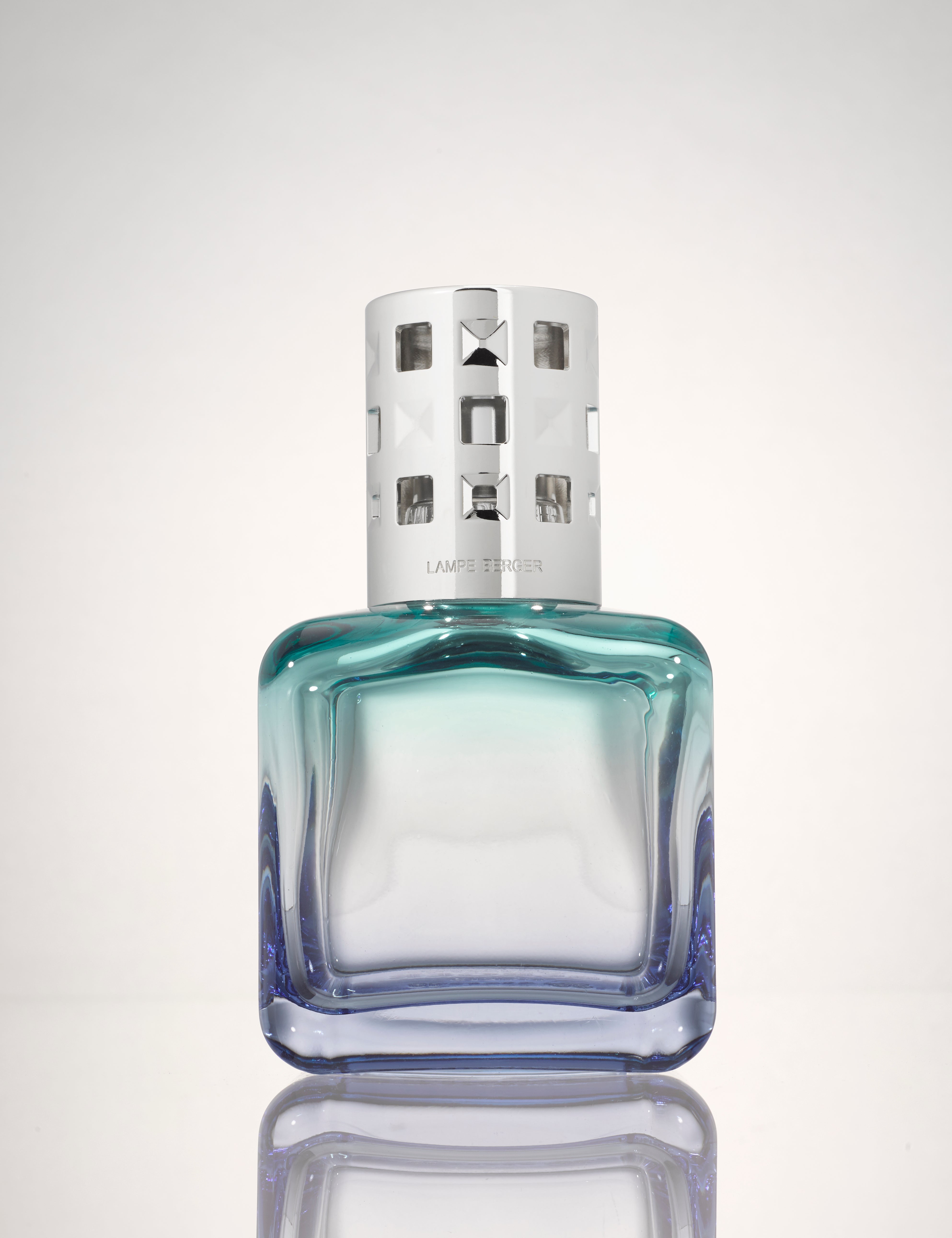 Glaçon Turquoise-Blue Gradient Lamp Gift Set with Air Pur
