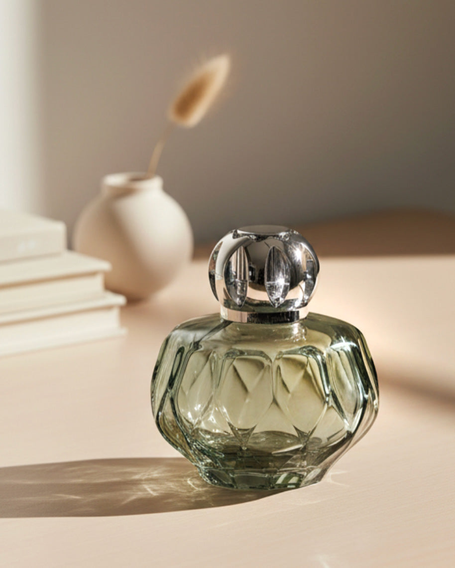 Lampe Berger 緑のシェル！アロマポット Rosalie Fragrance Lamp—Green – OFFICIAL LAMPE BERGER STORE USA