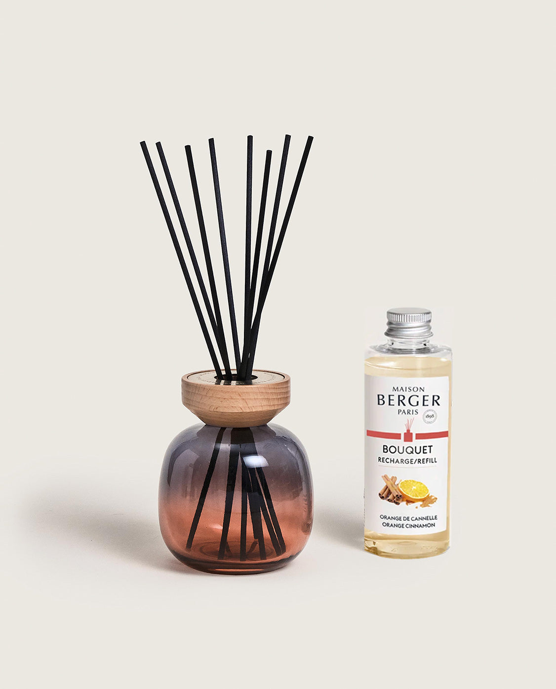 Wood Grey/Rouge Reed Diffuser with Orange Cinnamon – OFFICIAL